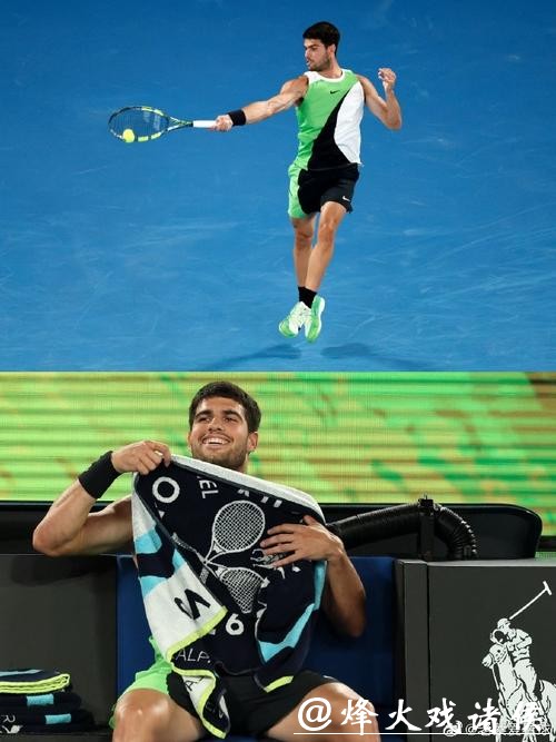 险胜兹维列夫 阿尔卡拉斯生涯首进澳网男单决赛